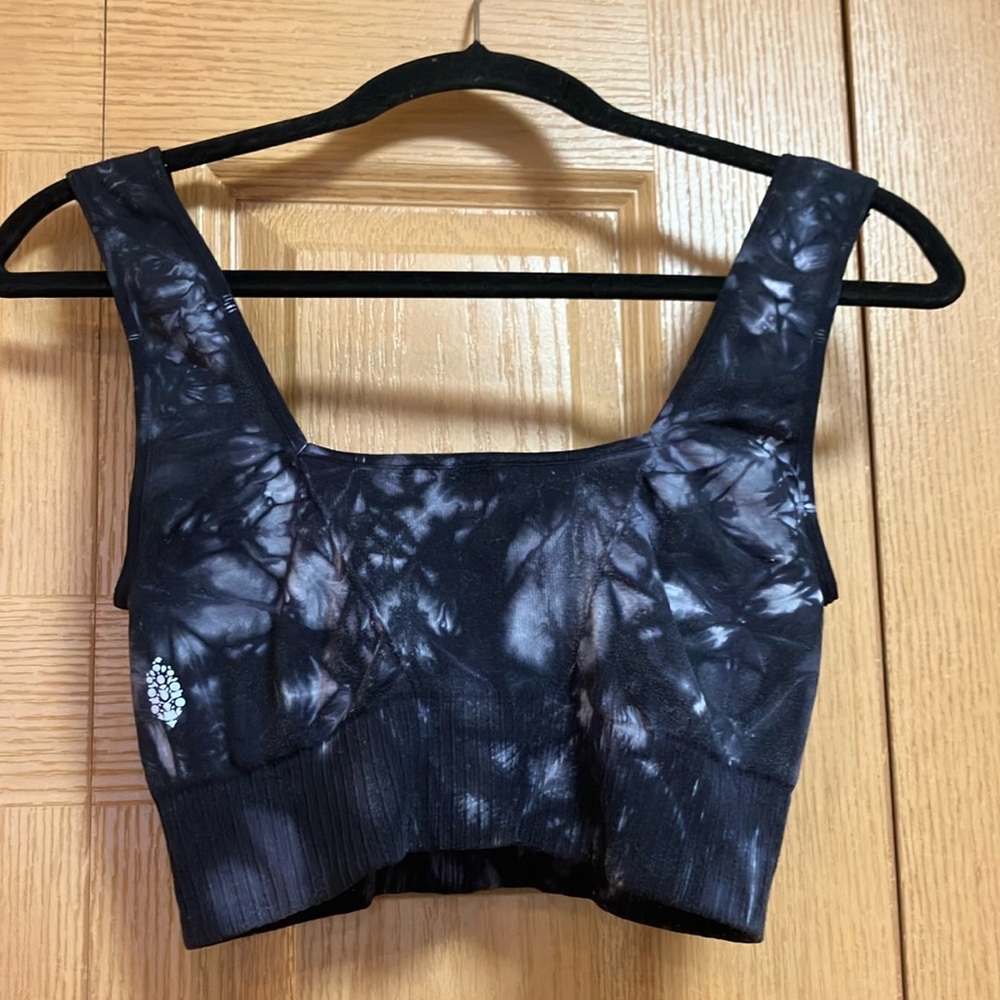 Free People Movement Good Karma square neck bra top.